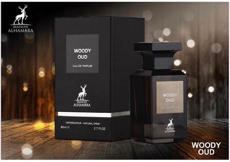 lattafa maison alhambra woody oud.